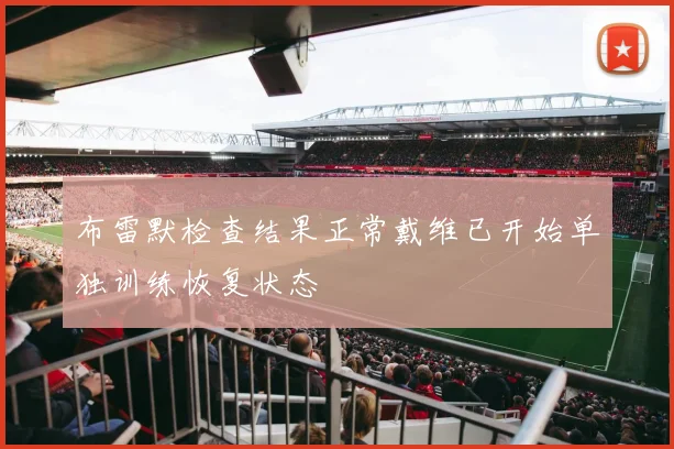 布雷默检查结果正常戴维已开始单独训练恢复状态